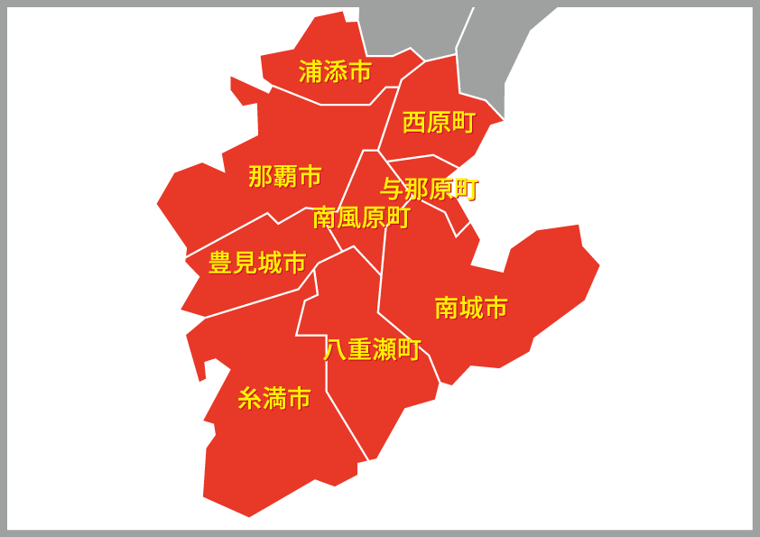 津梁エンジニアのエリアマップ